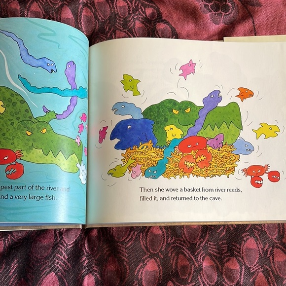 Vintage 80's Rockabye Crocodile by Jose Aruego & Ariane Dewey 1988 - Picture 8 of 9